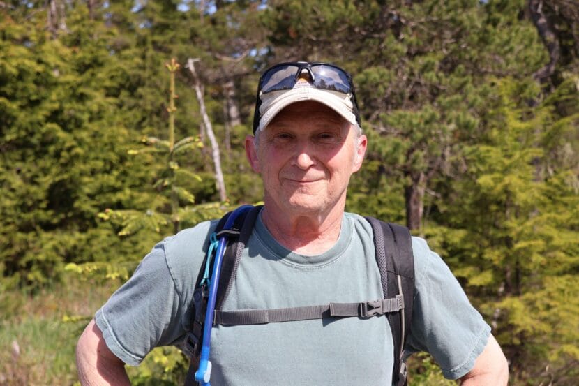 Dan Sullivan smiles for a photo at Petersburg’s Airport Bypass Road on June 2, 2026.